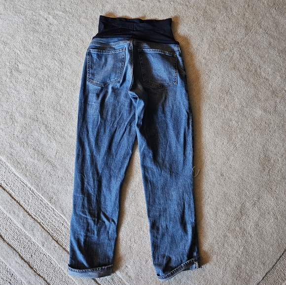 Old Navy Maternity Full Panel OG Loose Ripped Jeans - Picture 3 of 4